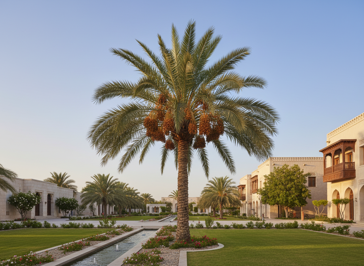 Date Palm in Muscat garden