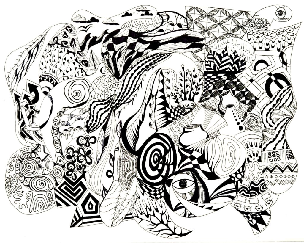 Abstract Zentangle