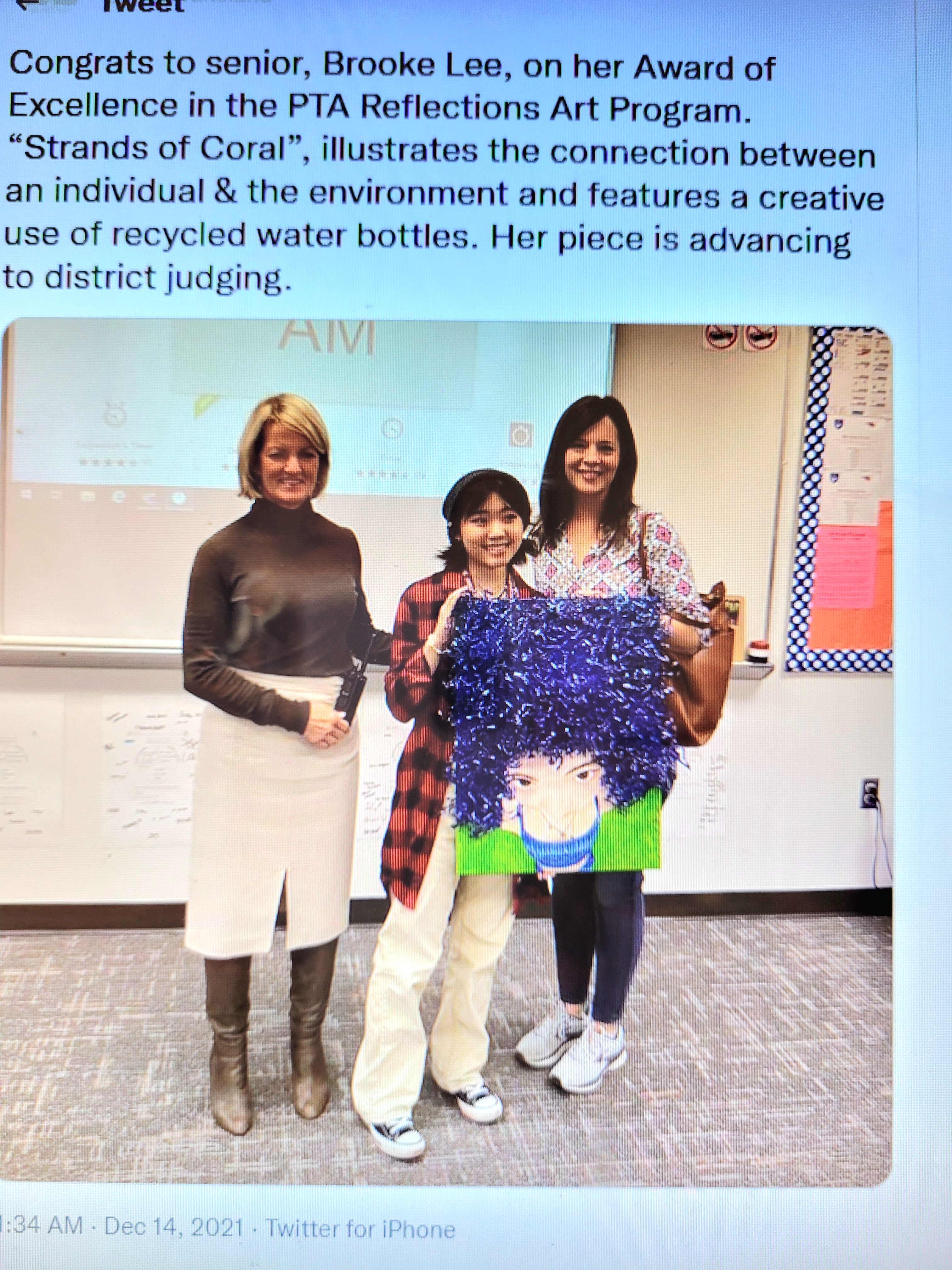 Award of Excellence — Brooke Lee