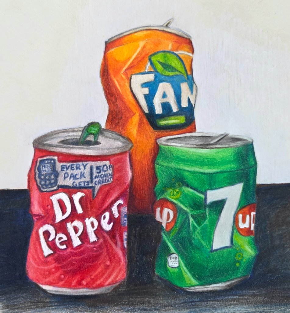 Crushed Soda Cans