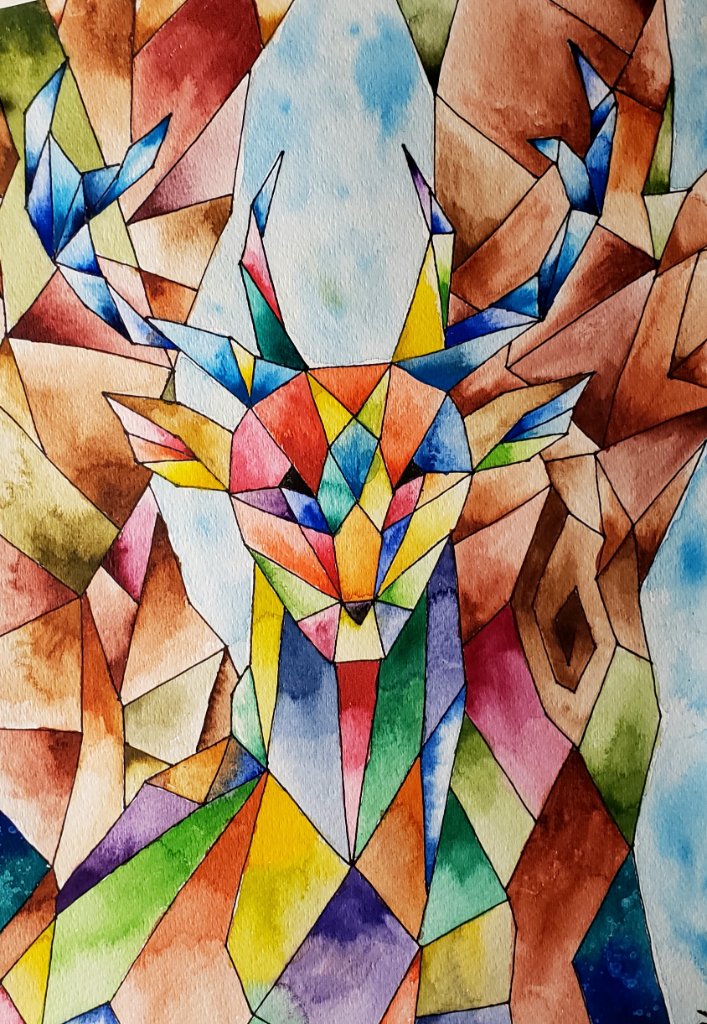 Geometric Deer