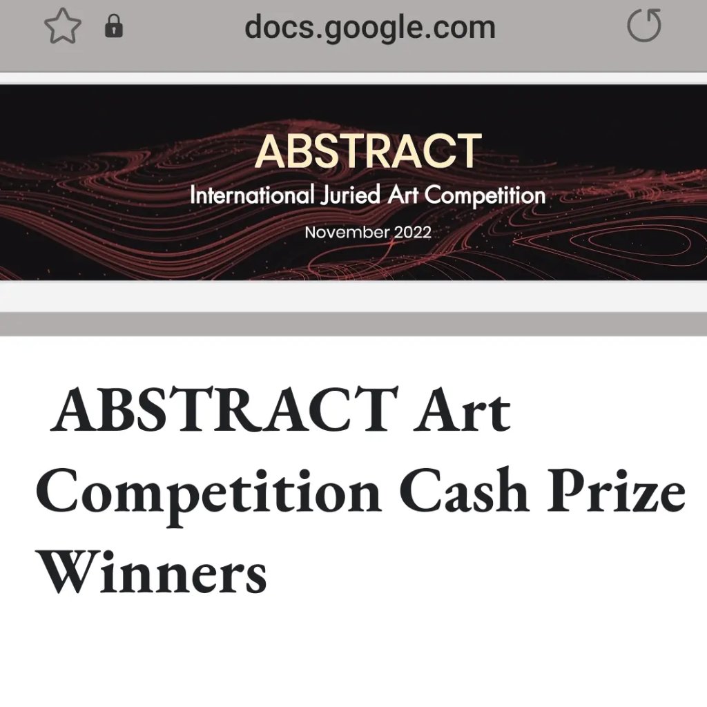 ABSTRACT International Juried Art Competition
