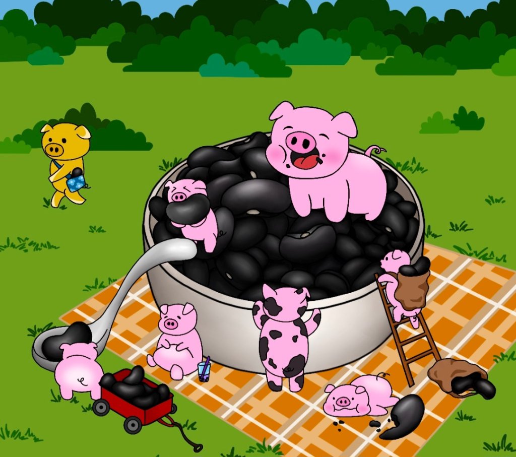 Pigs & Black Beans