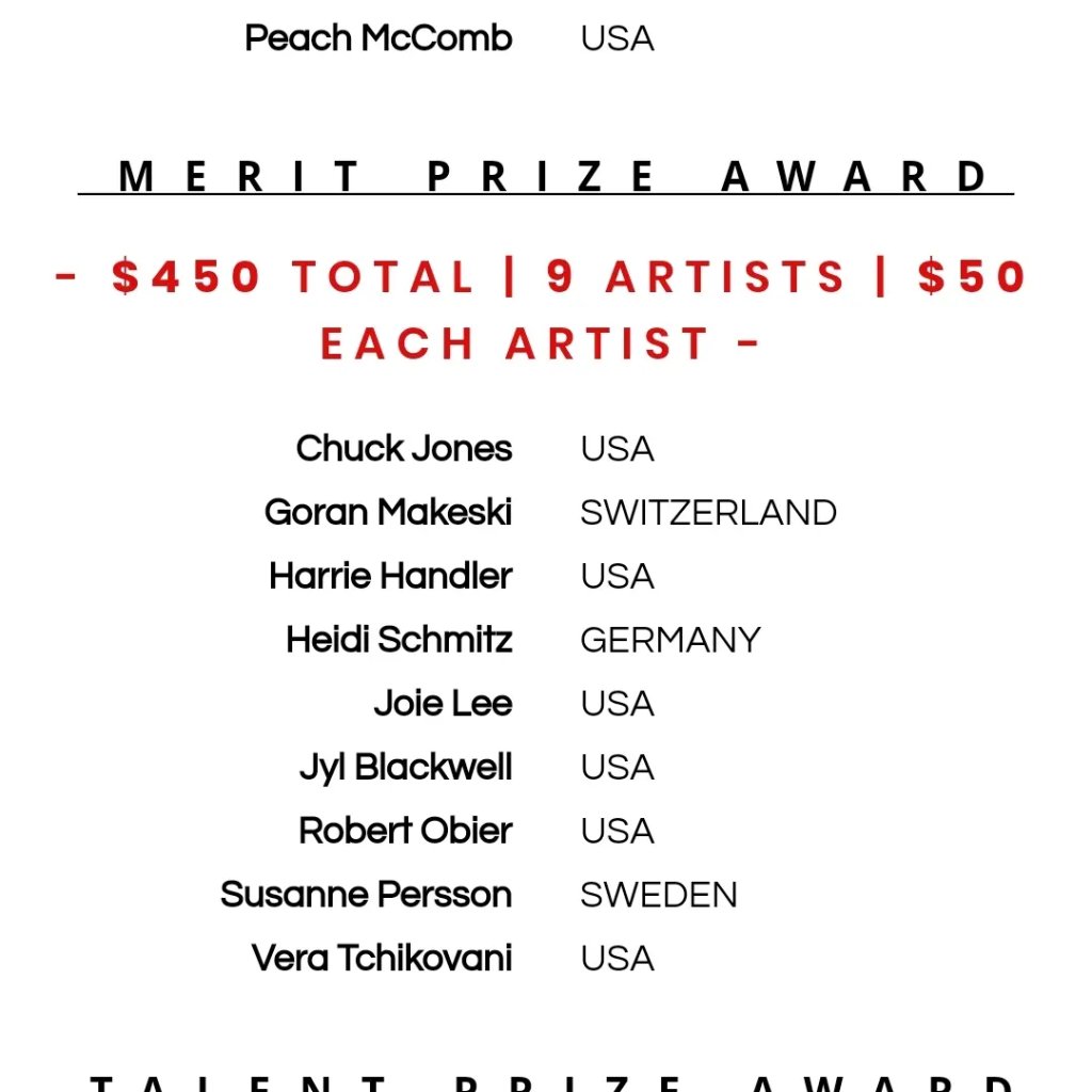 ABSTRACT International — Merit Prize Winners List