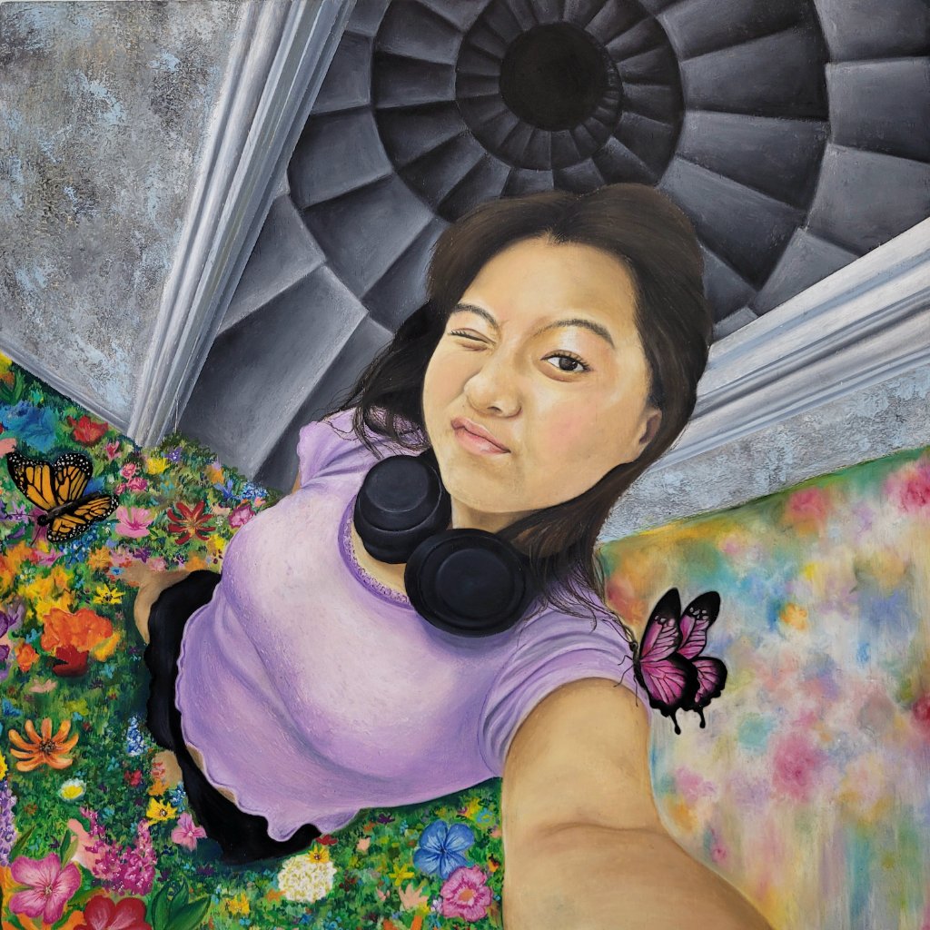 Self-Portrait with Headphones