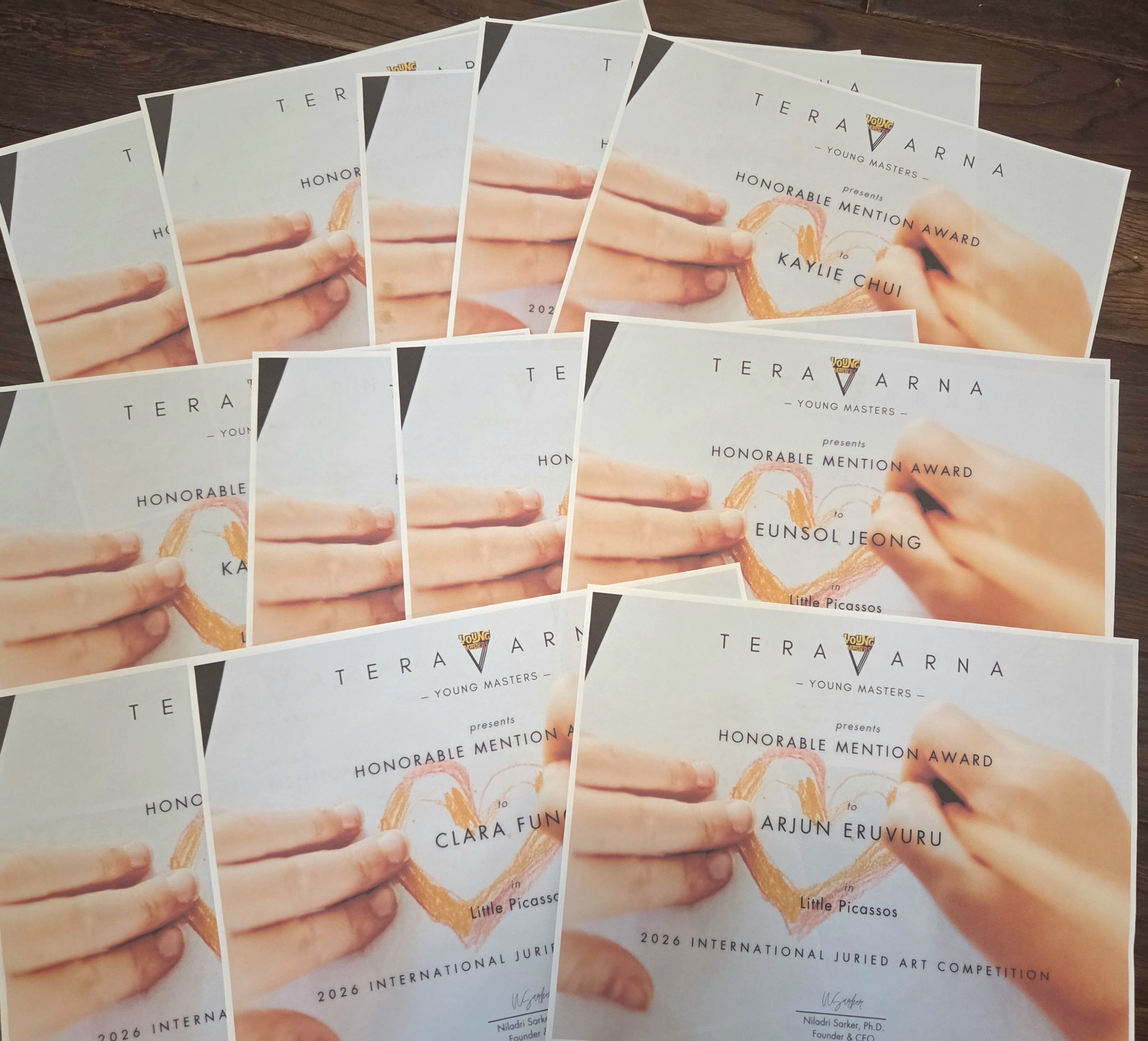 Honorable Mention Award — Teravarna Young Masters