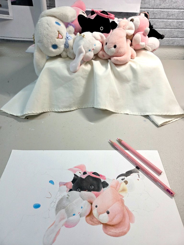 Plushie Still Life Study