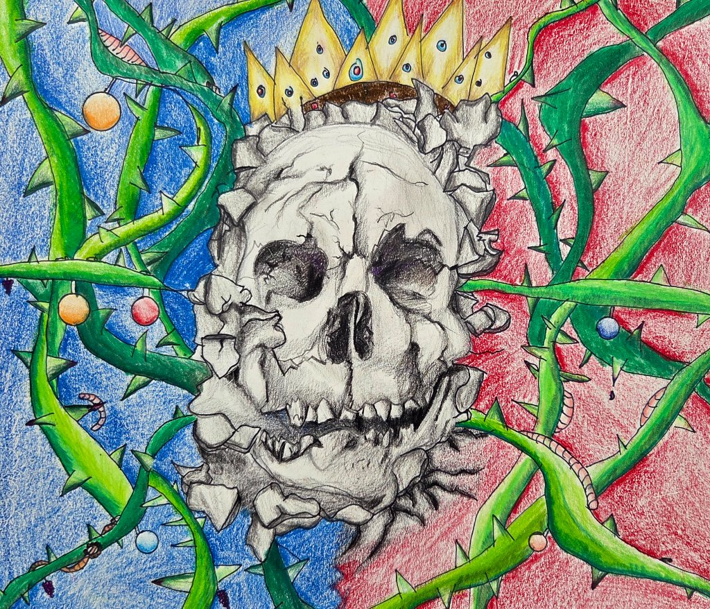 Skull with Crown