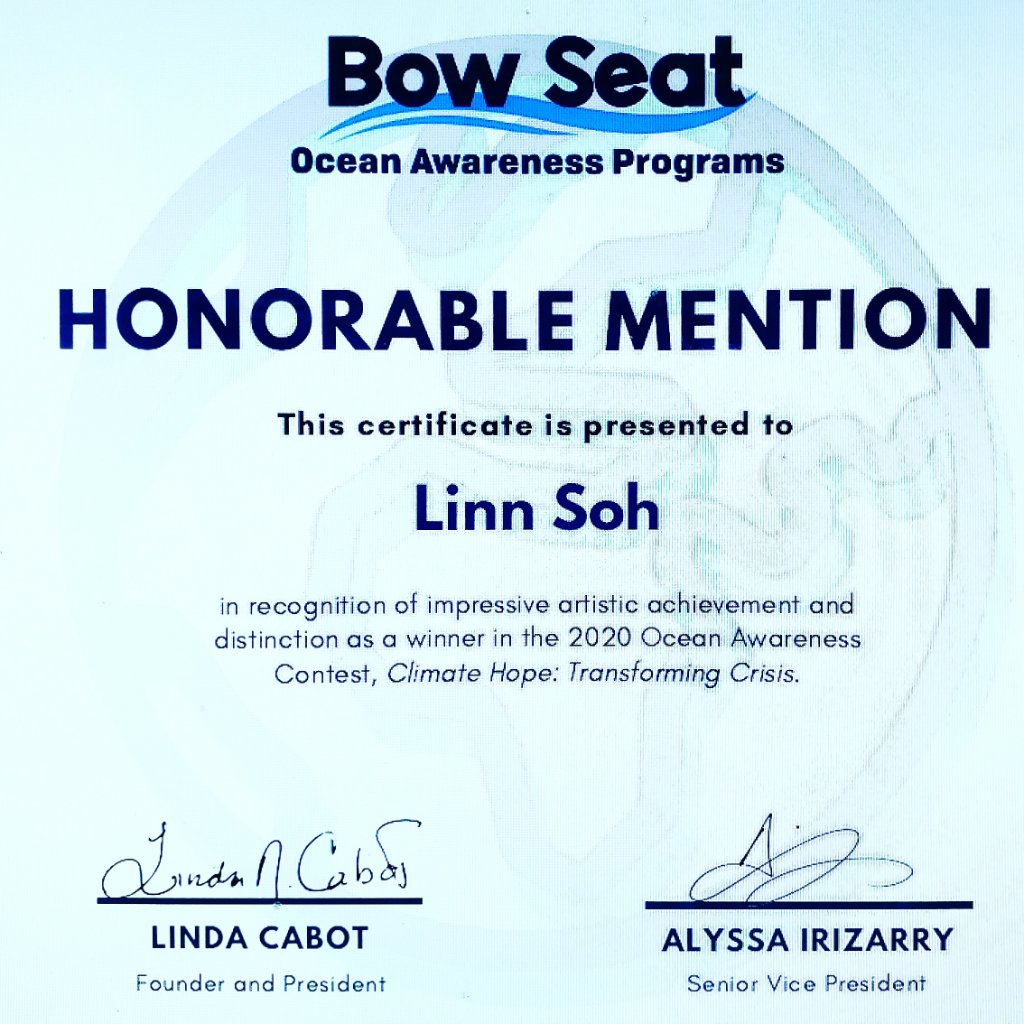Bow Seat Ocean Awareness — Honorable Mention