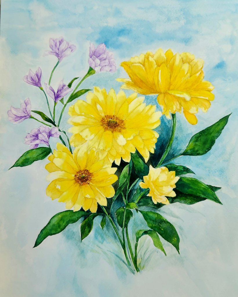Yellow Chrysanthemums