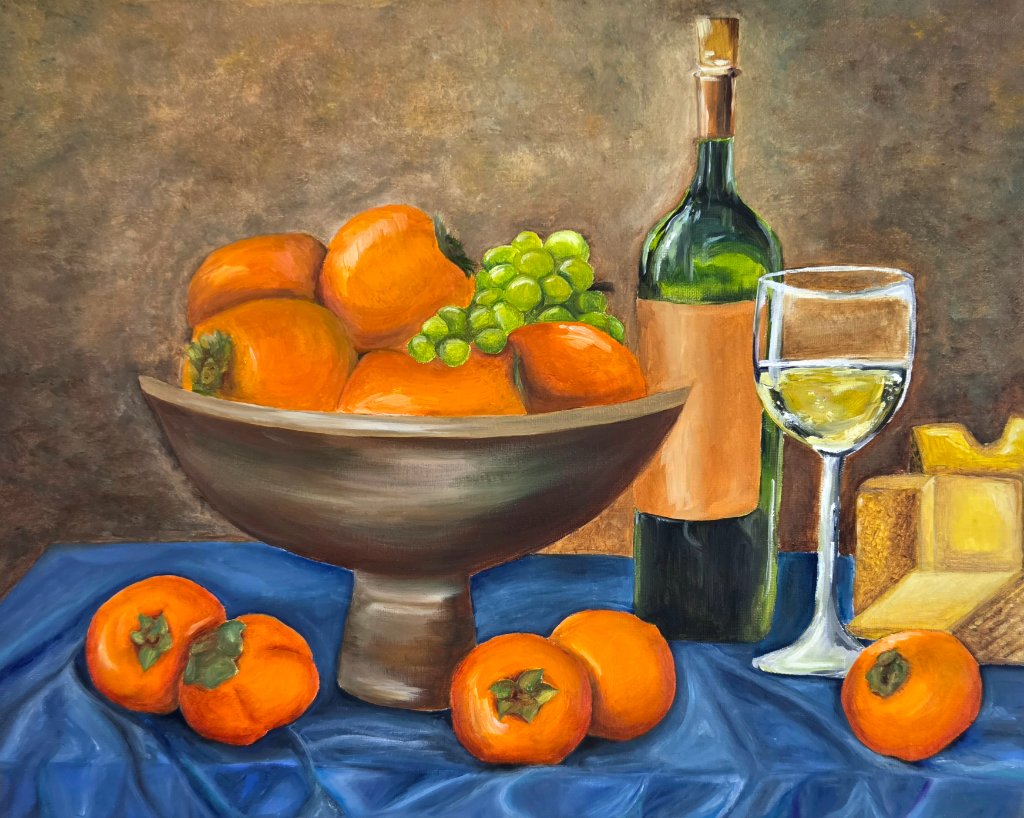 Persimmons Still Life
