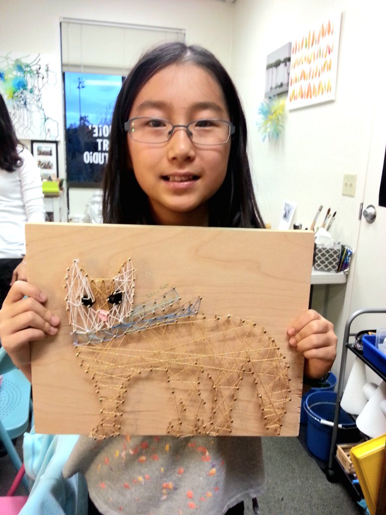 Cat String Art