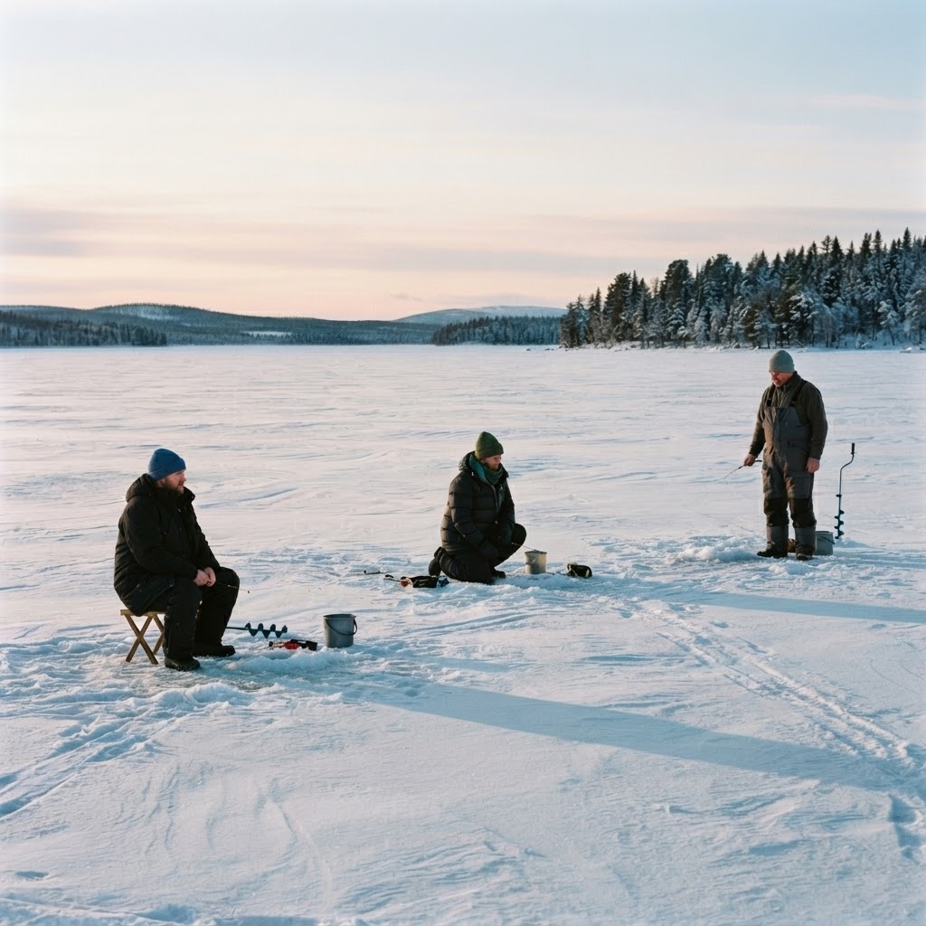 Frozen Silence – Ice fishing on a remote lake