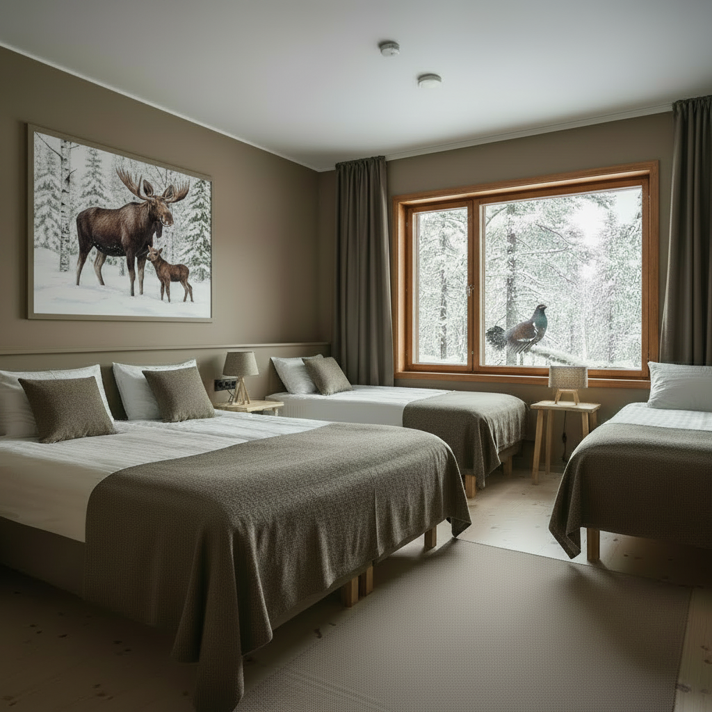 Arctic Alma Meltaus, Hirvi family room