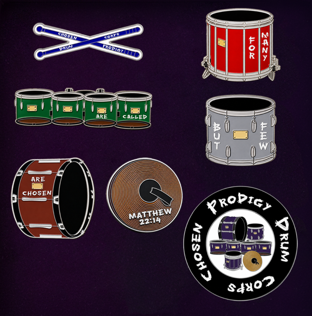 Complete Pin Set — All 7 Pins