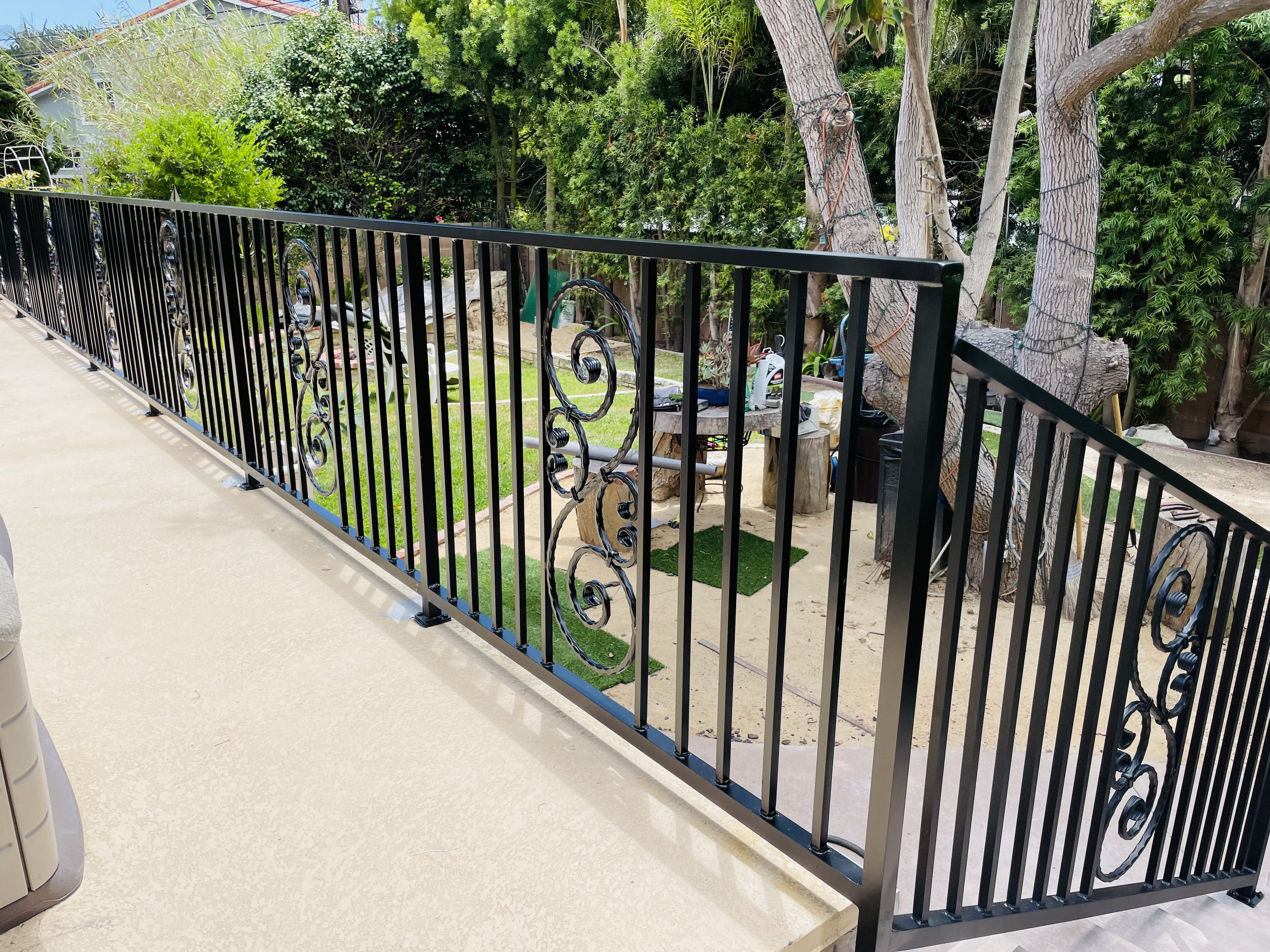 Custom exterior railings by Xtreme Iron Work