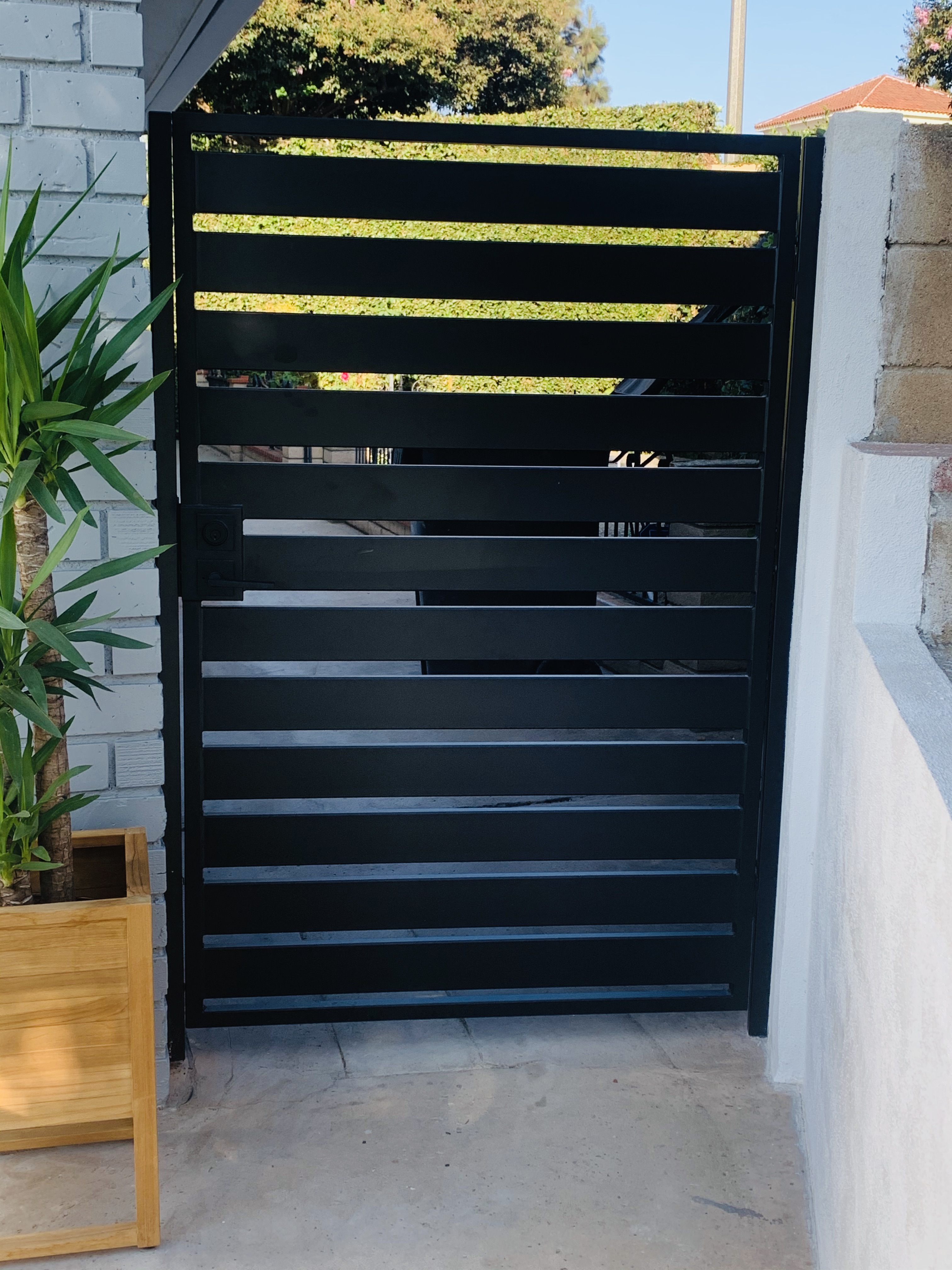 Side Gates — custom iron work project 3 by Xtreme Iron Work