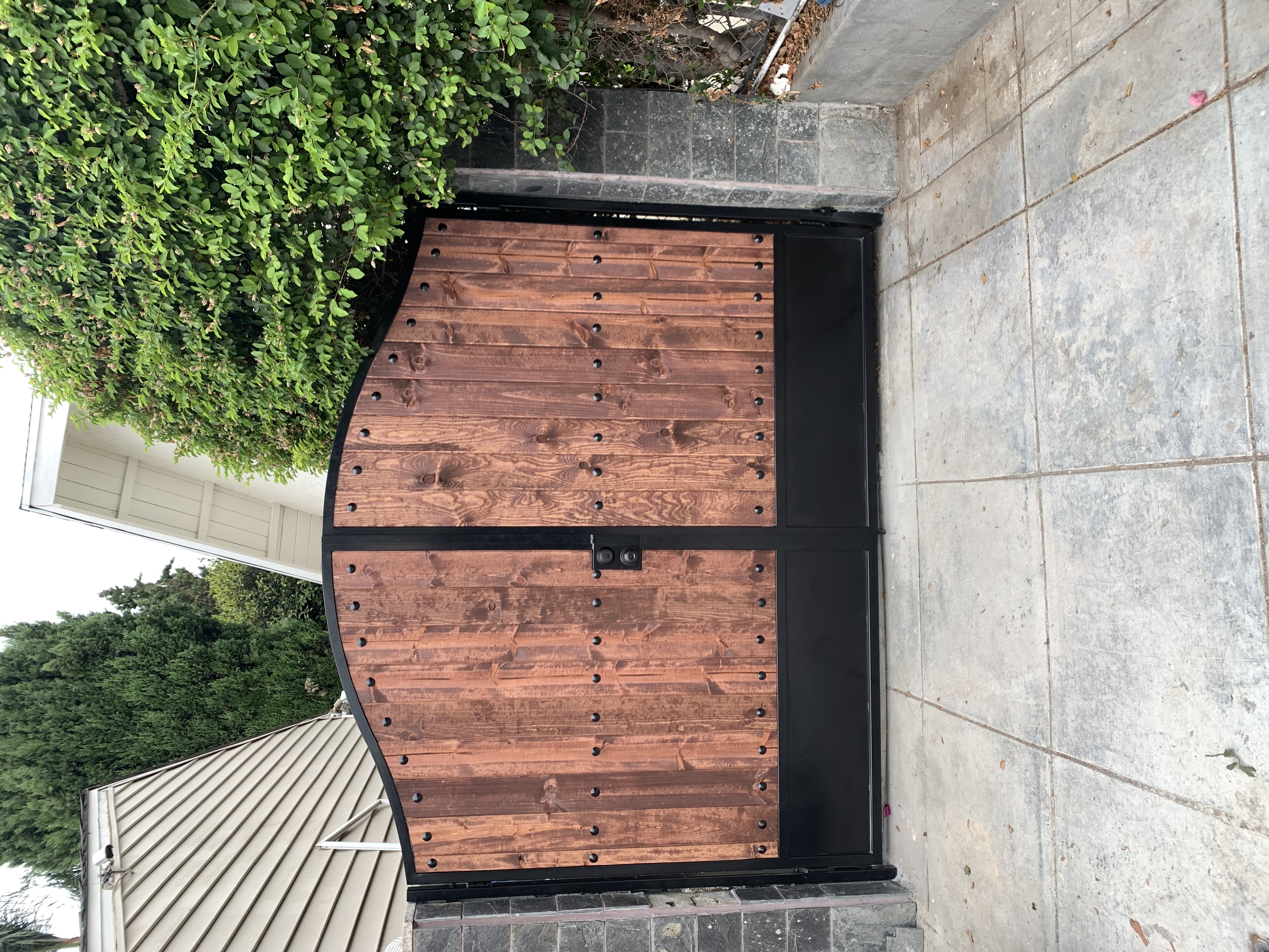 Rustic Wood & Iron Side Gate