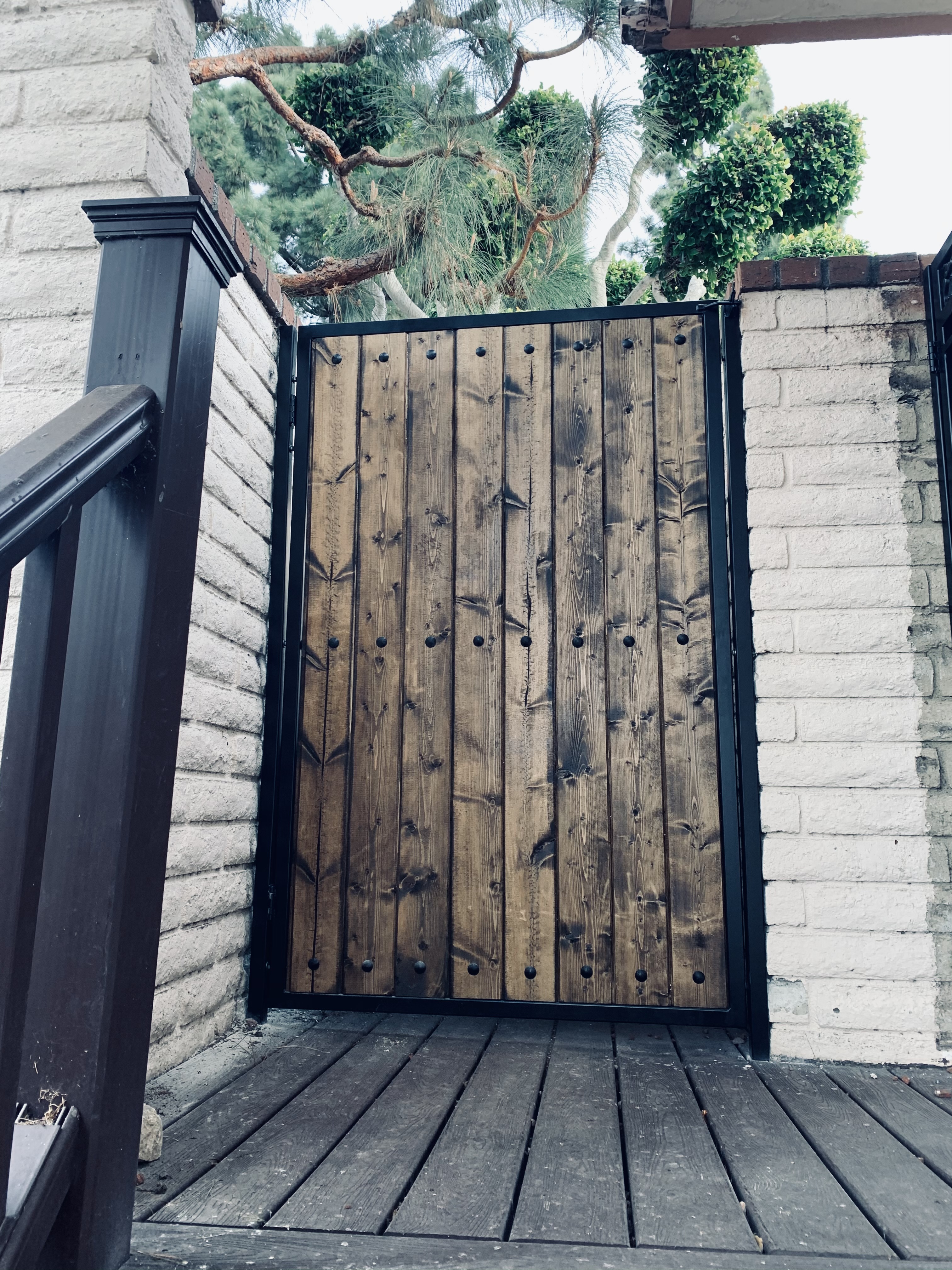 Side Gates — custom iron work project 5 by Xtreme Iron Work