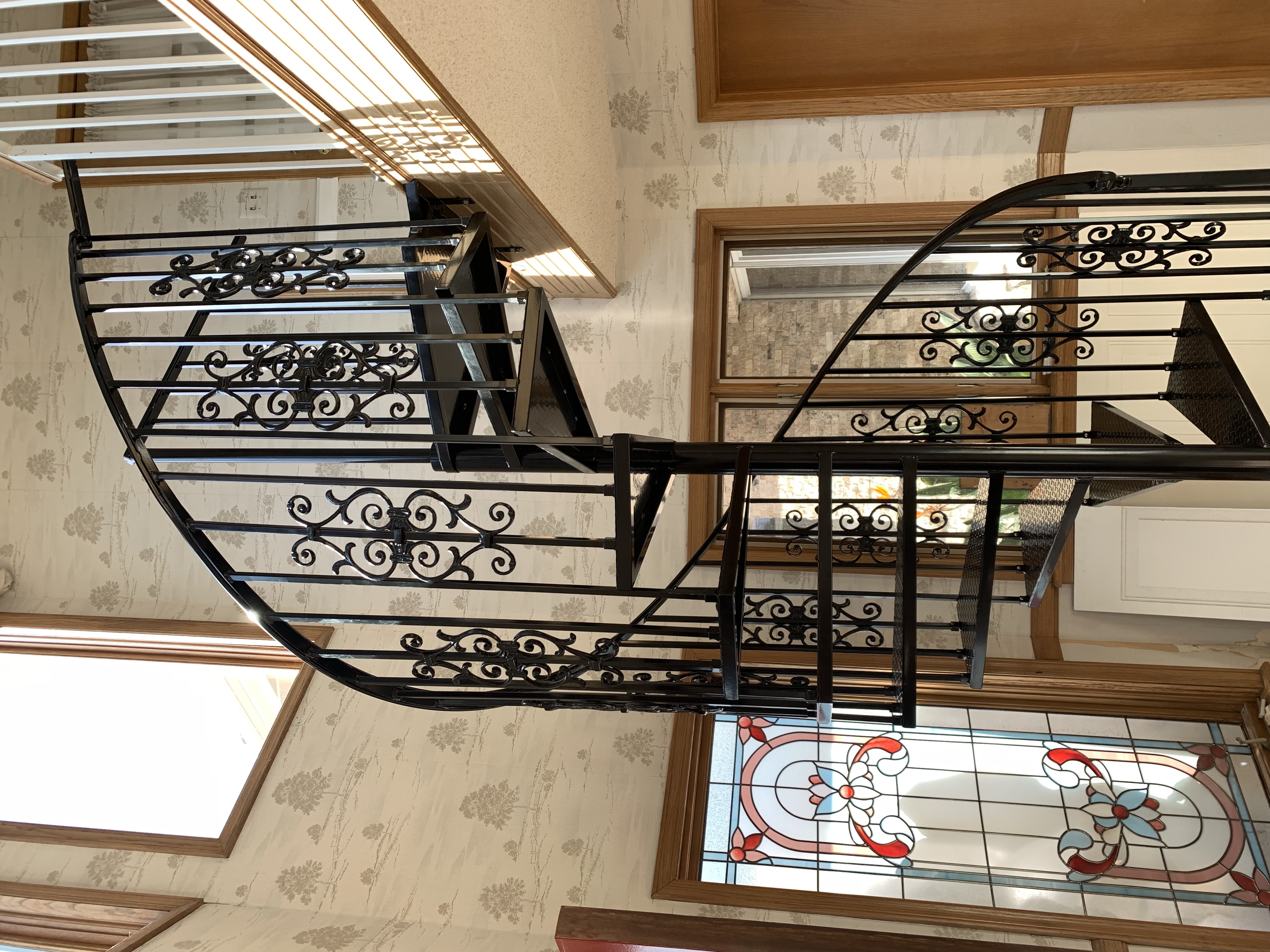 Stair Railings — custom iron work project 4 by Xtreme Iron Work