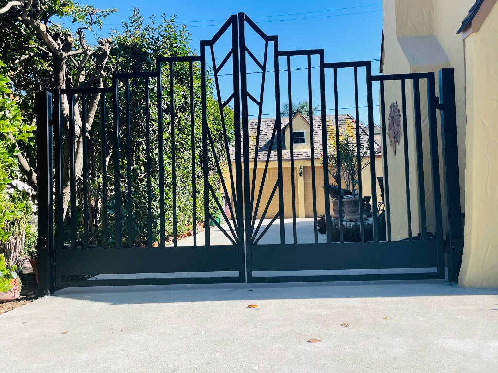 Art Deco Driveway Gate