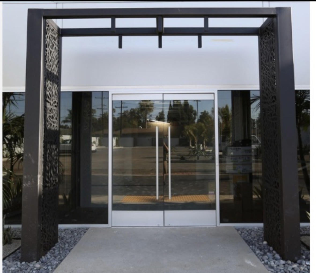 Custom Commercial Entry Structure — commercial iron work by Xtreme Iron Work