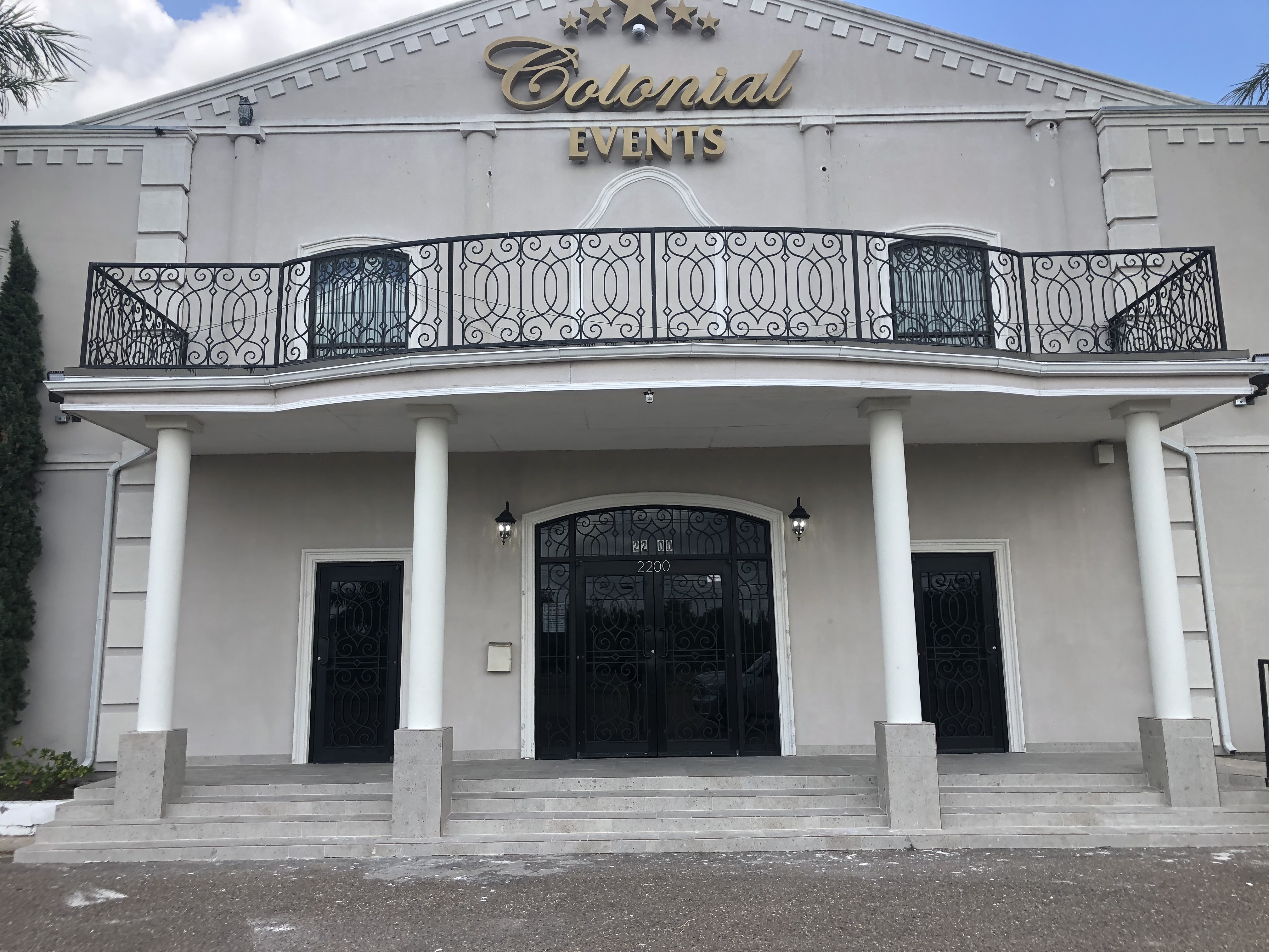 Commercial Scrollwork Balcony Railing