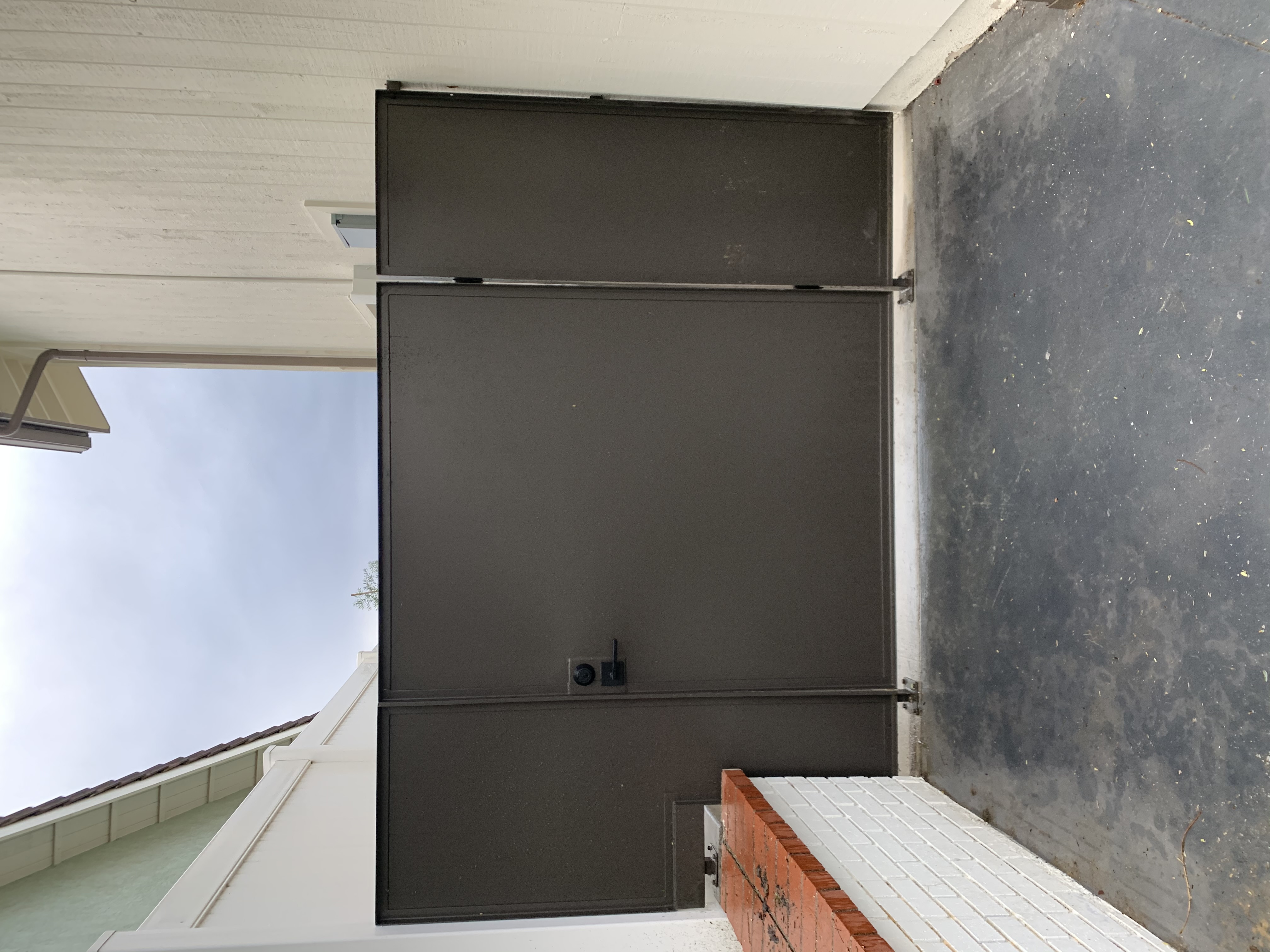 Solid Panel Privacy Gate
