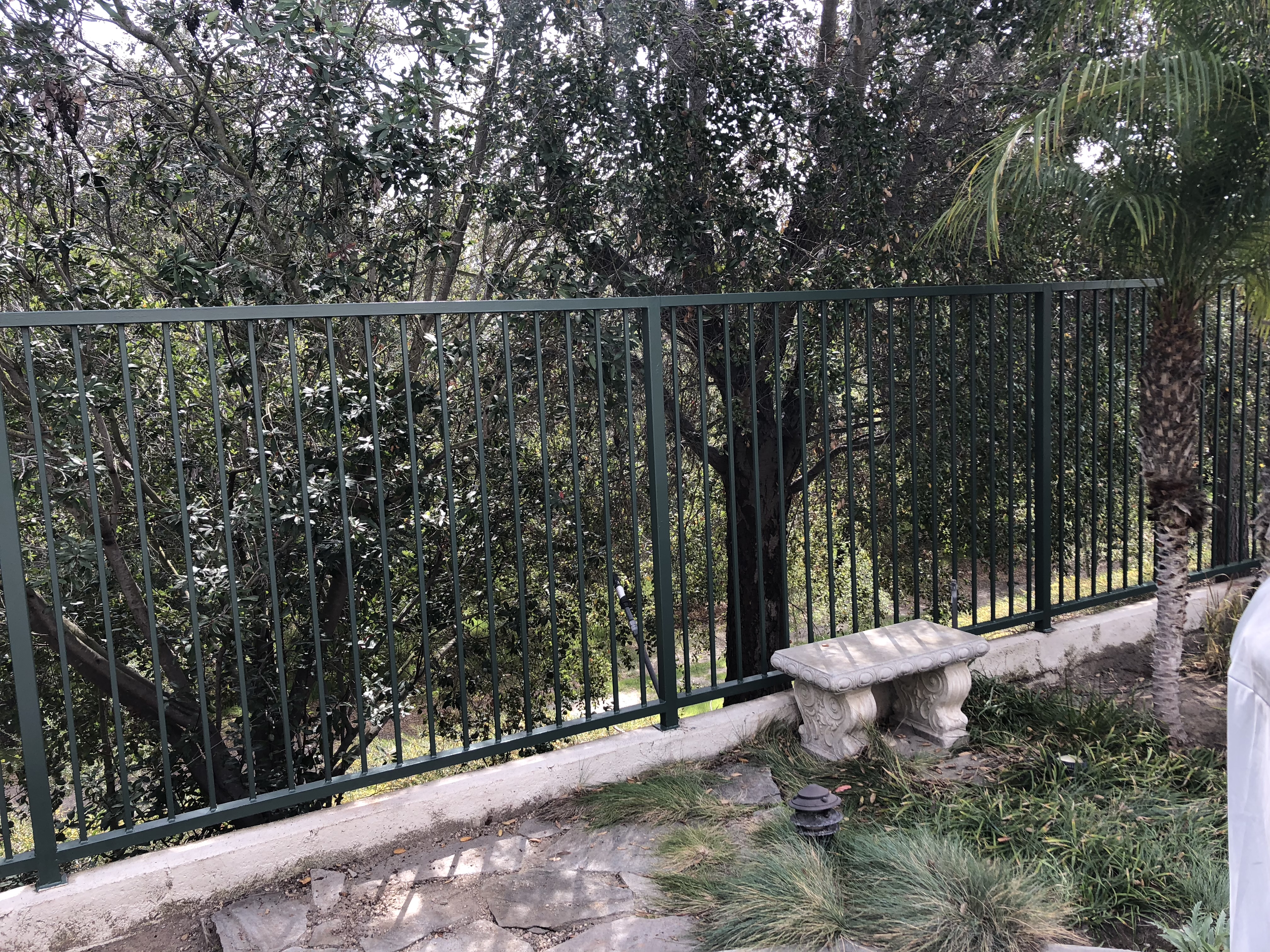 Green Iron Perimeter Fence