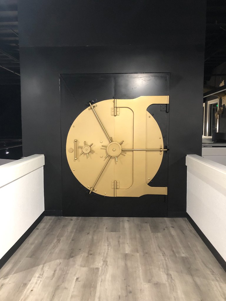 Custom Gold Vault Door