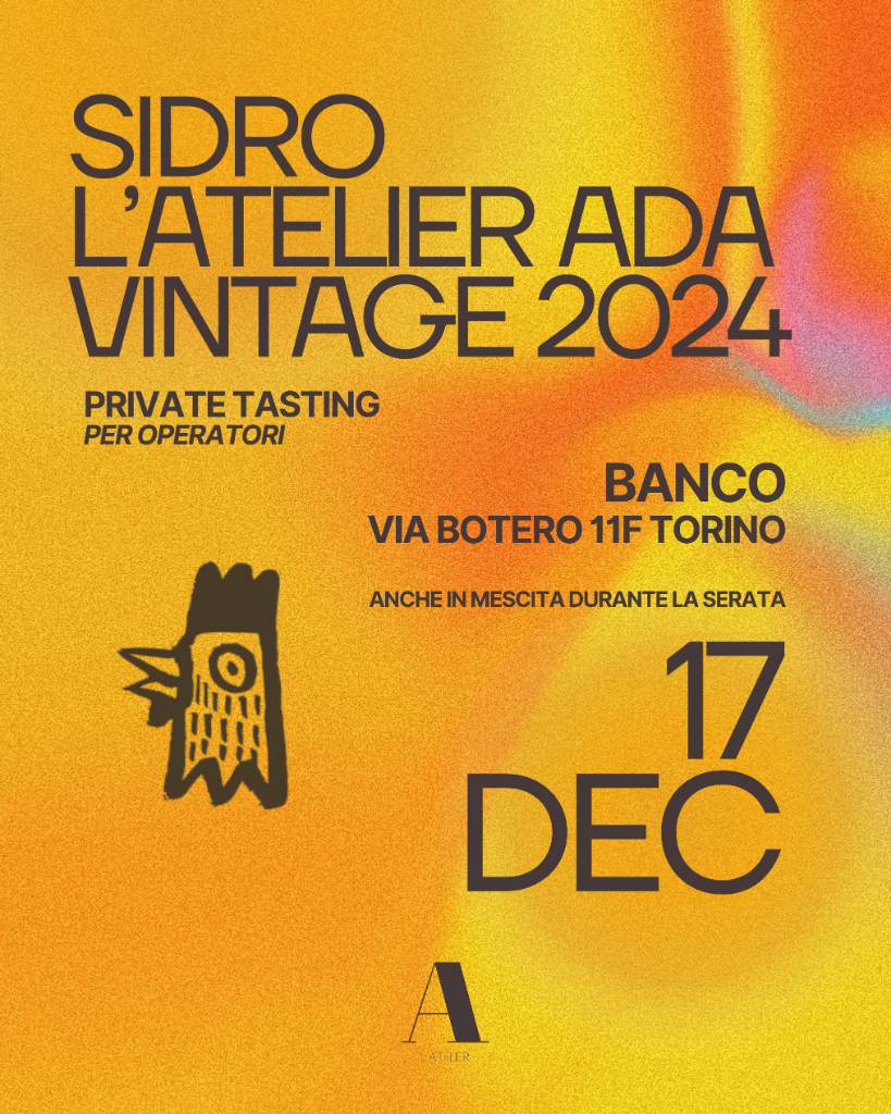 Sidro — l'atelier ada — Vintage 2024