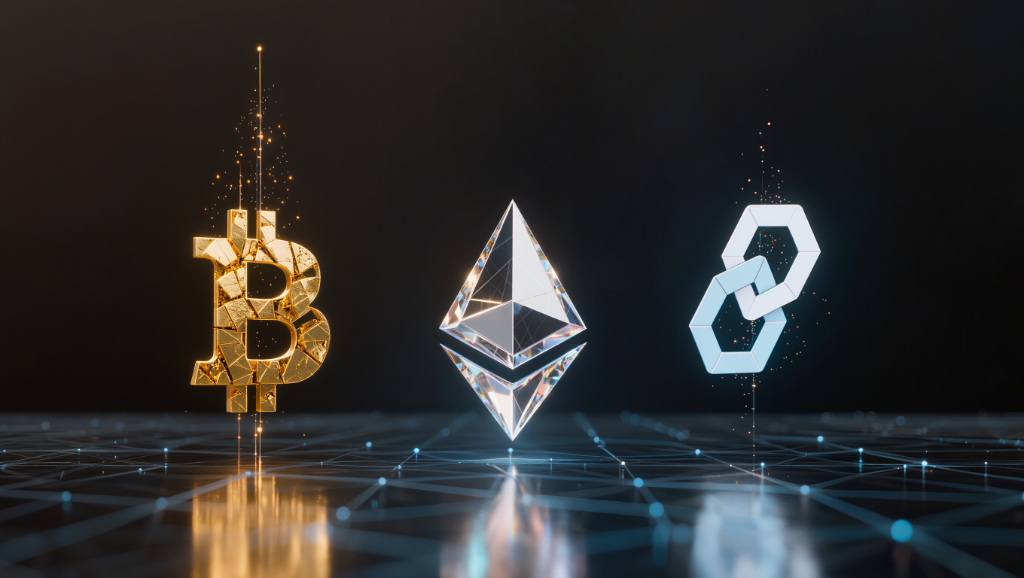 Bitcoin, Ethereum, and blockchain assets