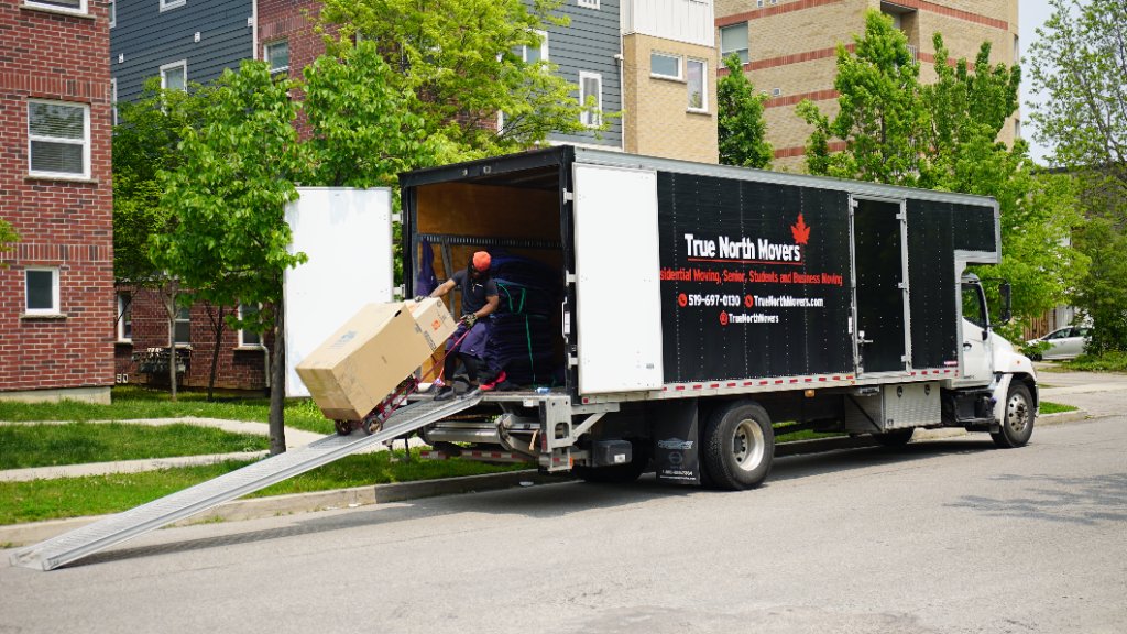 True North Movers truck serving Ontario