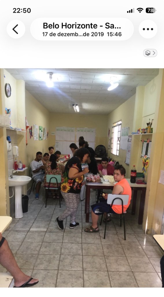 Oficina de produção em andamento no CRAS — 17 Dez. 2019