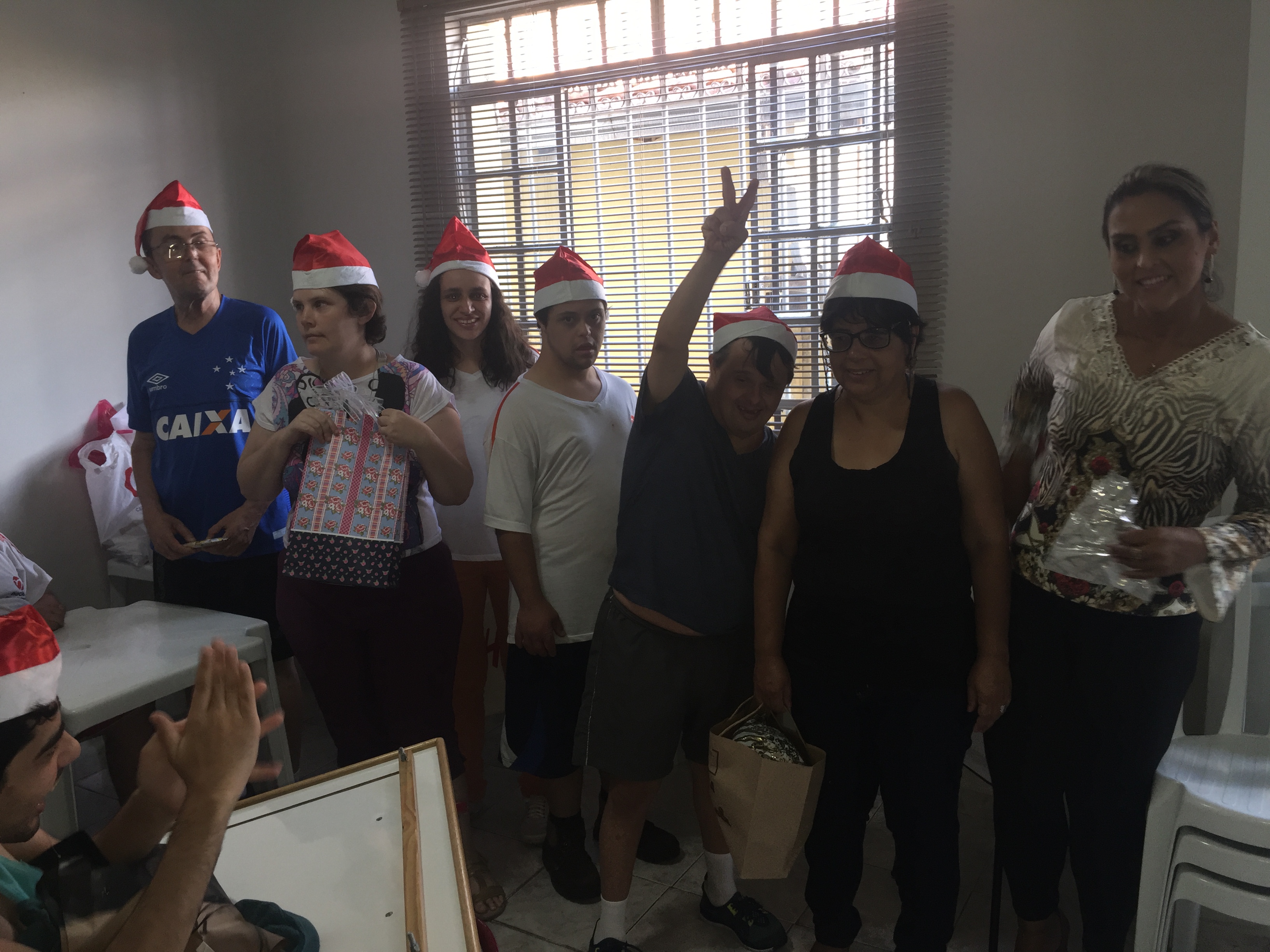 Troca de presentes e celebração coletiva — Dez. 2019