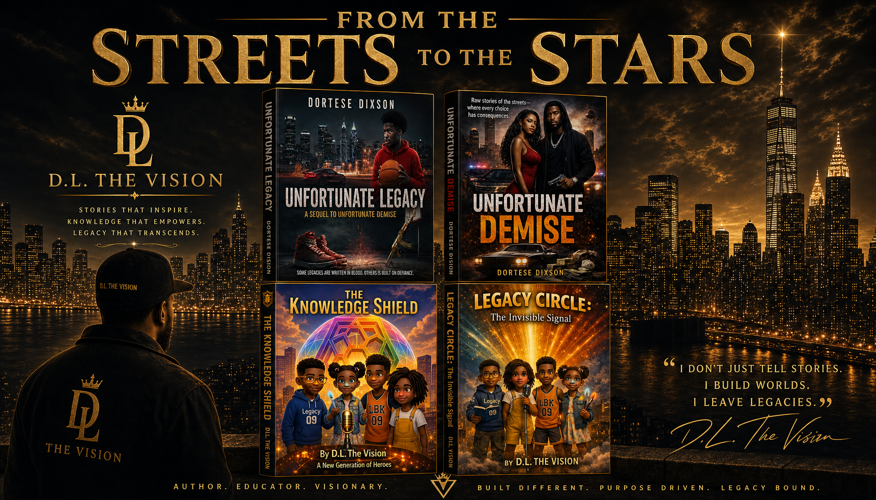 From the Streets to the Stars — D.L. The Vision book collection