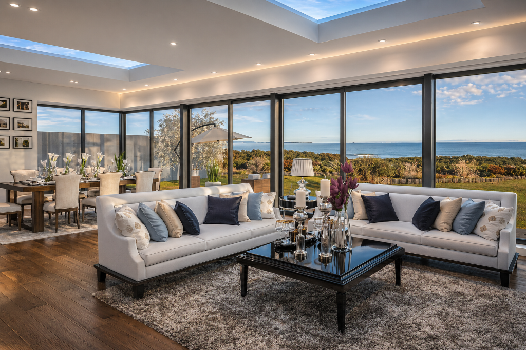 Flat Roof Extension — View to the Sea