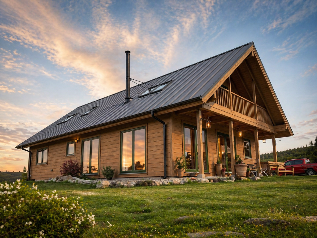 Wood Cabin Home