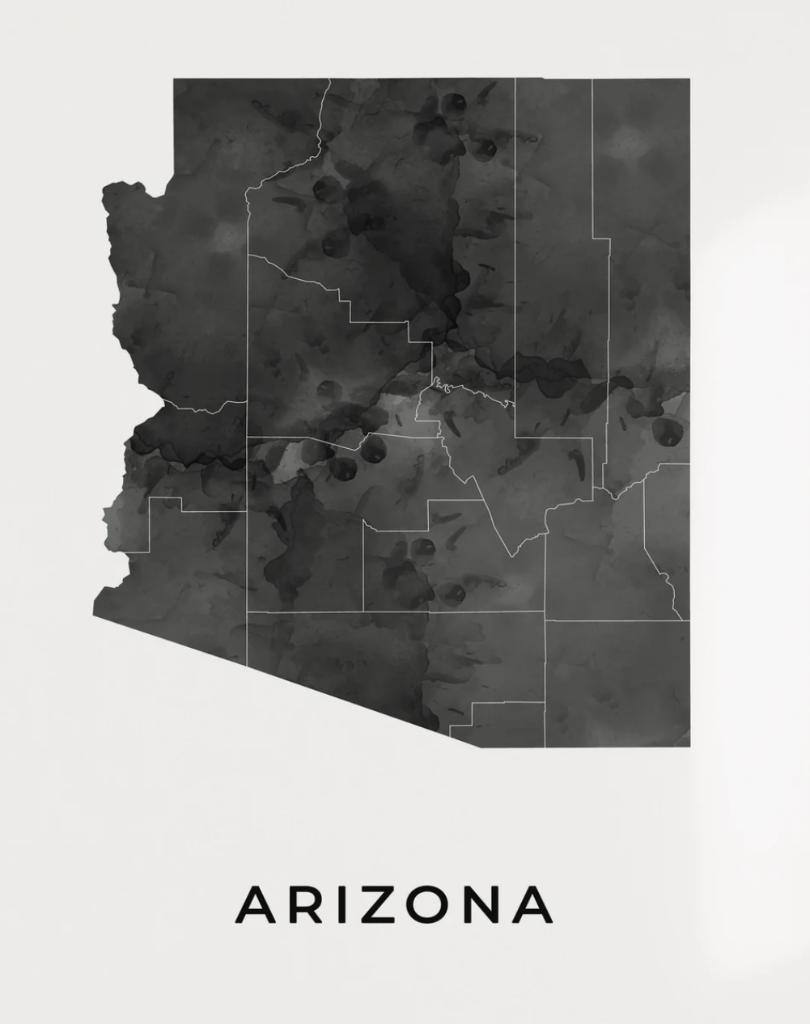 Arizona map