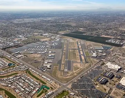 Falcon Field aerial view