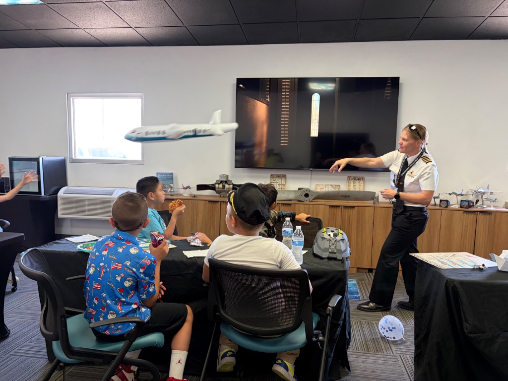 Aviation STEM hands-on instruction