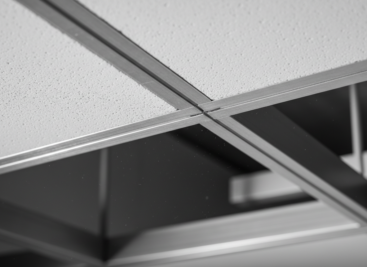 Precision ceiling joint macro detail