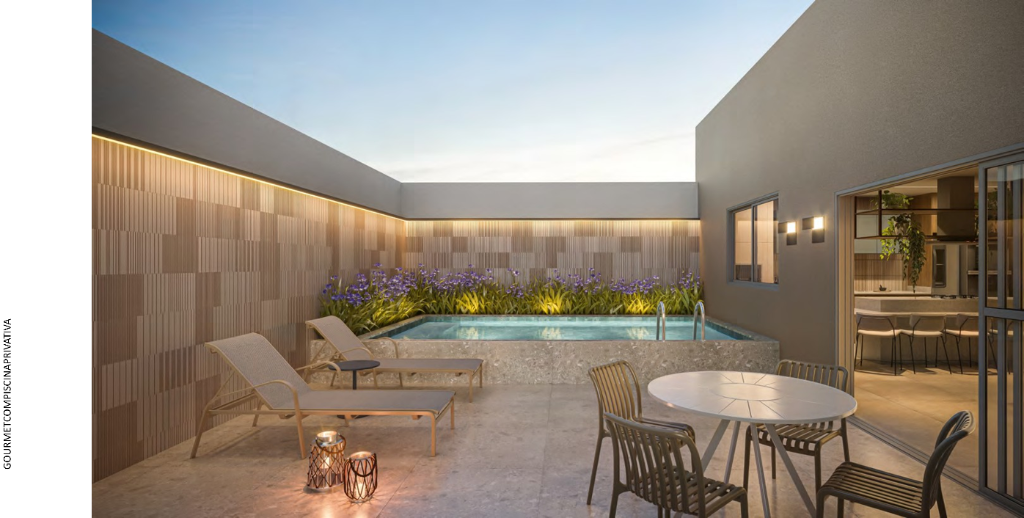 Gourmet com Piscina Privativa
