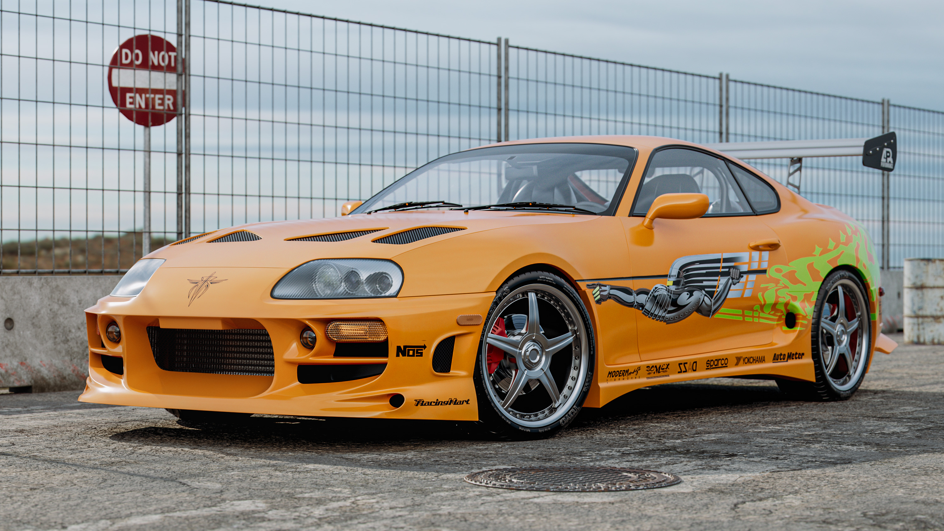 Toyota Supra from the Fast & Furious 3D Challenge