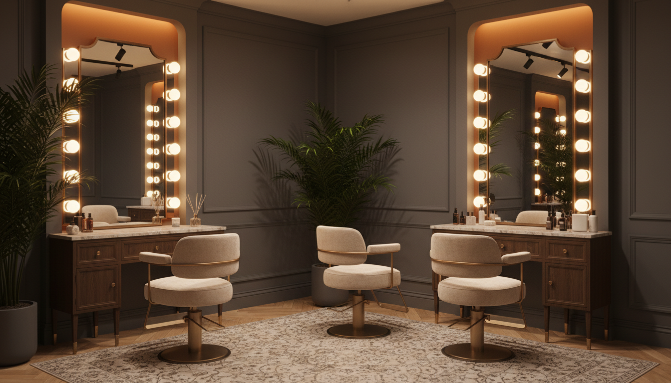 Luxury beauty salon interior