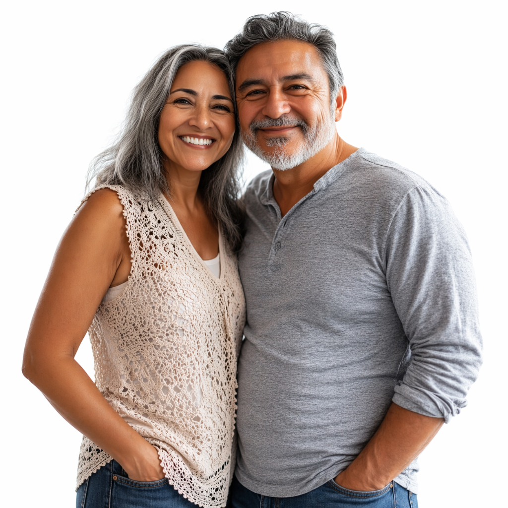 Couple planning their financial future
