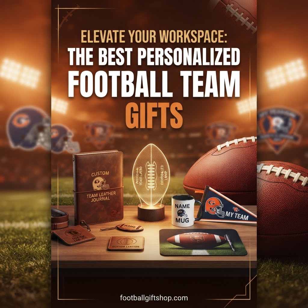 🏈 Ultimate NFL Office Decor: Personalized Football Team Desk Accessories for Fans!