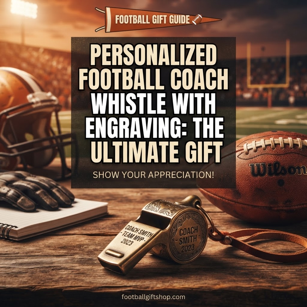 🏆 The Best Football Coach Gift: Personalized Engraved Whistle Idea!