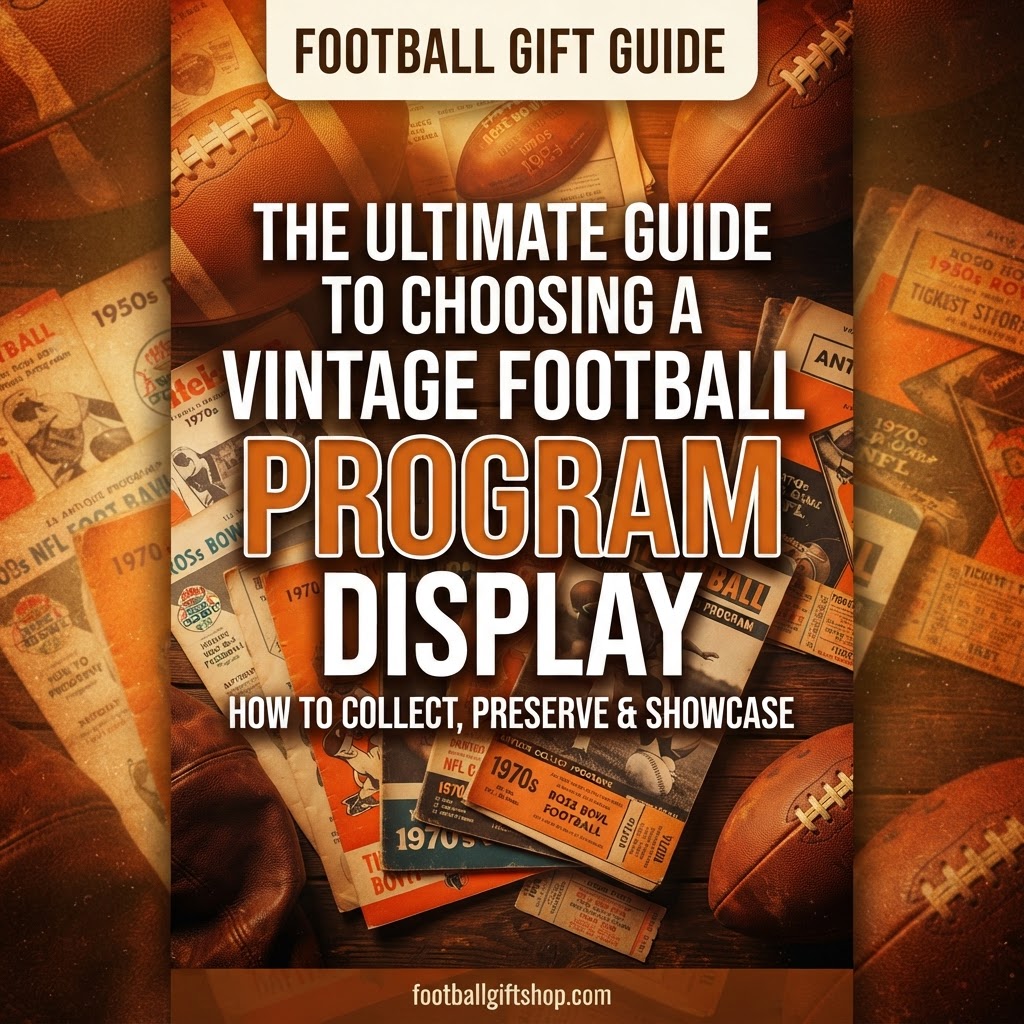 🏈 The Best Vintage Football Program Display Frames: Preserve Your Sports History!