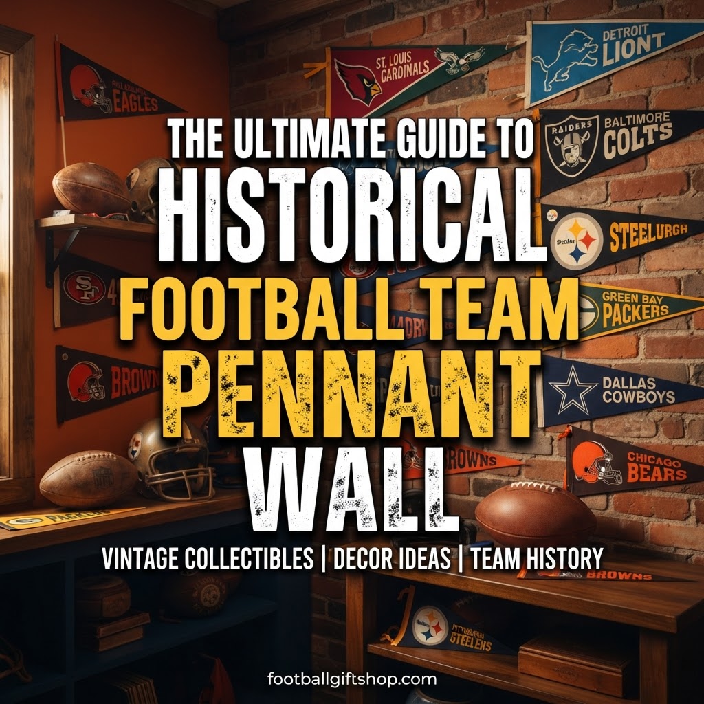🏈 The Ultimate Football Fan Cave: Vintage Pennant Wall Decor Ideas